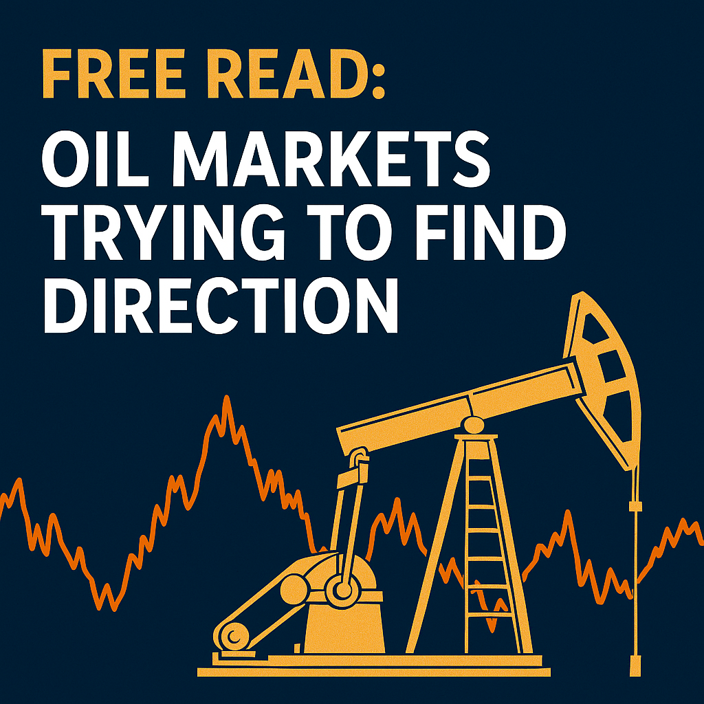 FREE READ: Oil Markets Trying to find direction